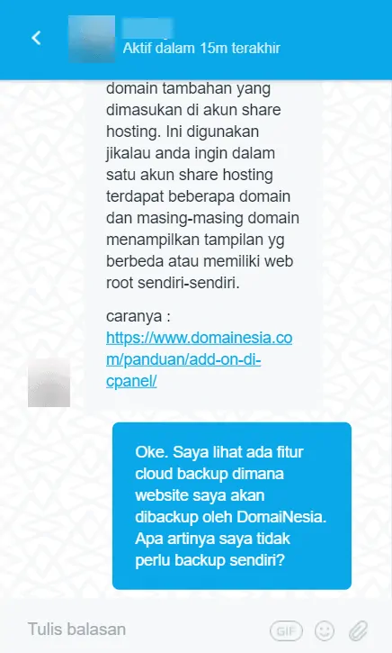 DomaiNesia Chat 3