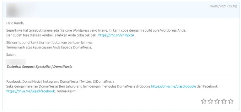 DomaiNesia Chat 5