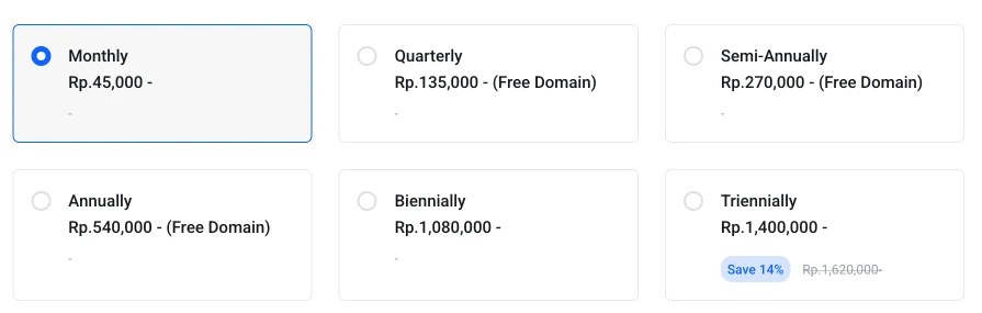 Harga Terbaru Idcloudhost