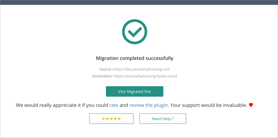 Migrate Guru - Migration Complete