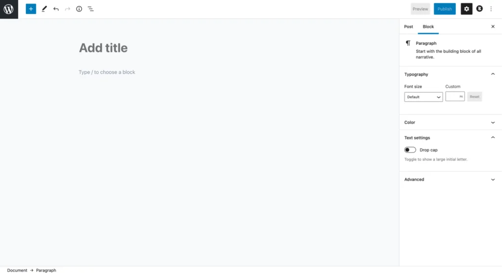 WordPress Editor