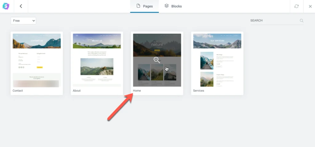 preview templates