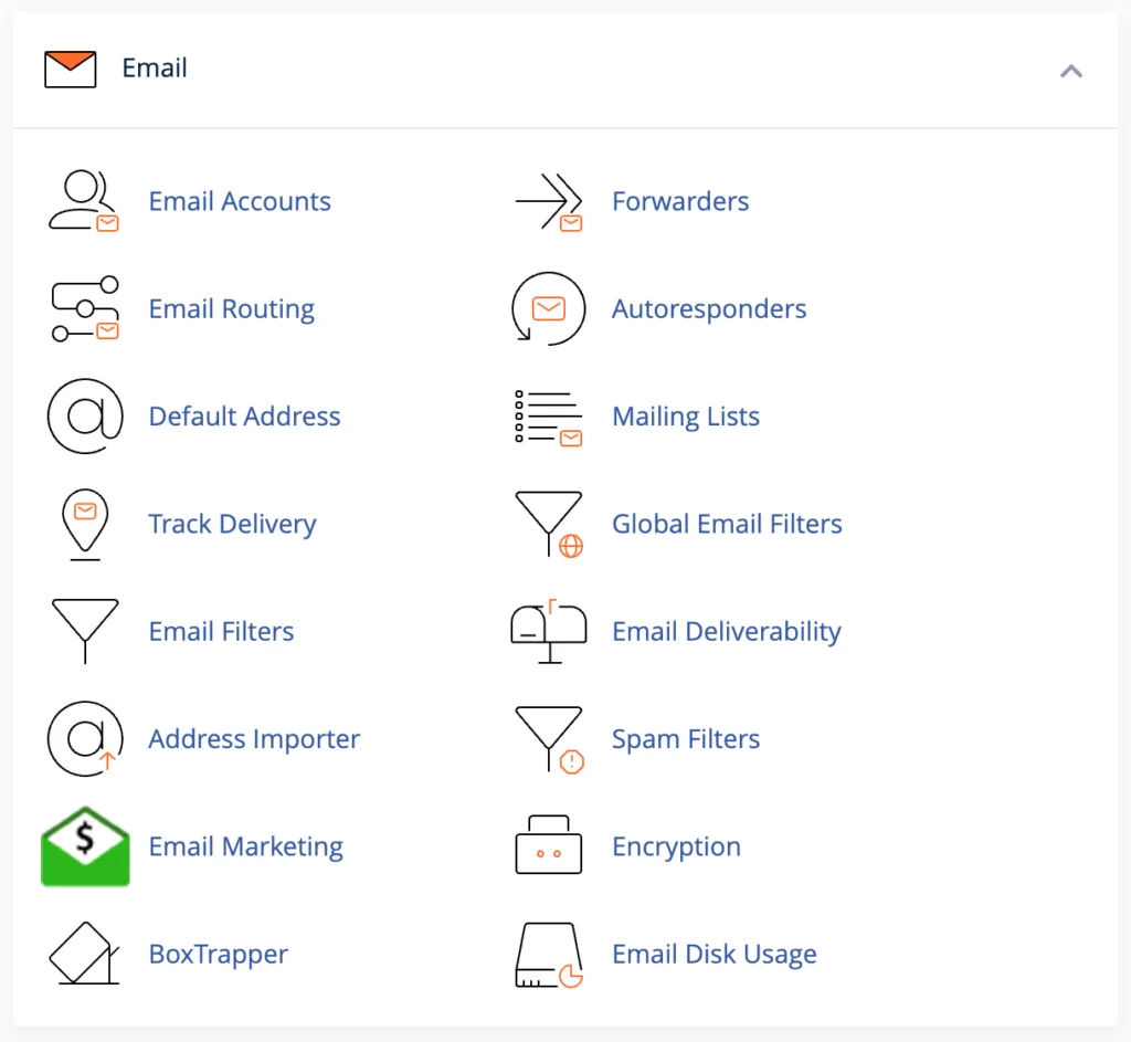Email di cPanel